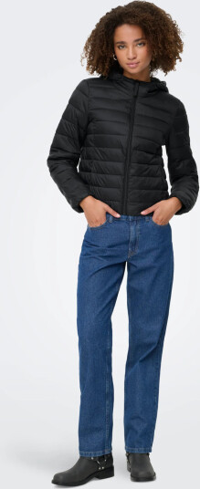 ONLY Onltahia Lw Quilted Hood Jkt Noos Otw - Black - L