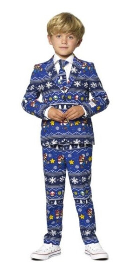 Boland Traciks Opposuit Merry Mario, Dreng OSBO-0020-98 Boland Traciks Opposuit Merry Mario, Dreng OSBO-0020-98