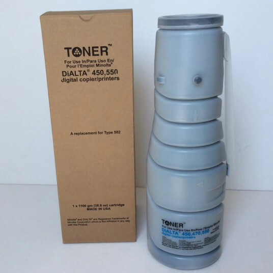 TB Toner Sort (33.300 sider/1100g) erstatter Konica-Minolta 8936-904/TYPE502 TB Premium toner