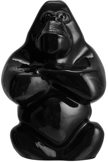 Kosta Boda Gabba Hey skulptur 120 mm Svart