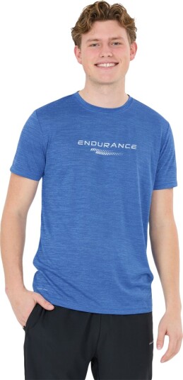 Endurance Portofino Performance Trenings T skjorte Herre Blå M