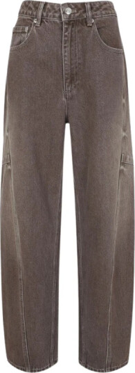Berenice Dame Jeans Brun L,