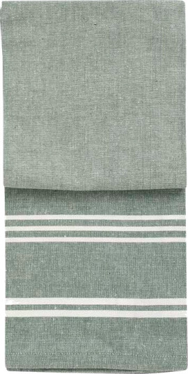 Christiania 1739 Kjøkkenhåndkle Sort Grønn 50X70cm 2pk