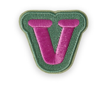 Letter Sticker Letter V