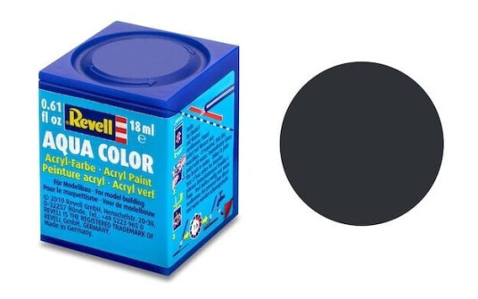 Revell Aqua Color No 9 Anthracite Grey - Matt 18ml