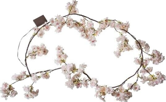 Star Trading   Girlander kirsebærblomst 581 33 180 cm rosa