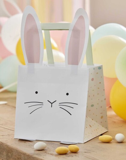 5 stk Pop Up Kanin Godteposer Hey Bunny