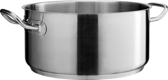VEGA Gryte Professional uten lokk; 8 l, 28x13.5 cm (ØxH); Sølvfarge; Rund