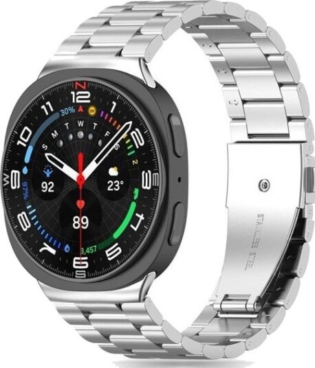 Tech-Protect Stainless Strap for Samsung Galaxy Watch 40 / 44 / 46 mm - Silver