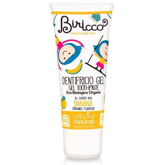 Økologisk tannkrem for barn BIRICCO Banana Gel Økologisk tannkrem for barn BIRICCO Banana Gel