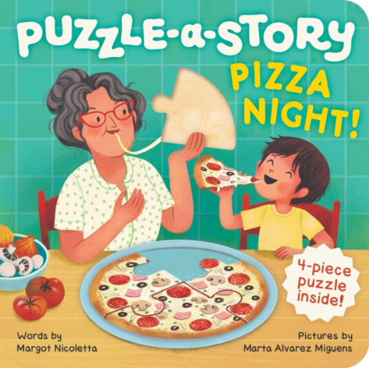Pizza Night! A Puzzle Piece Board Book