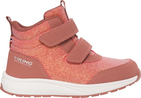 Viking Footwear Kid"s Bouncy Glitter Mid Wp 2v Pink 26 Viking Footwear Kid"s Bouncy Glitter Mid Wp 2v Pink 26