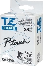 Brother Tze-Cl6 - Rull (3,56 Cm X 8 M) 1 Kassett(Er) Rensebånd - For P-Touch Pt-3600, 530, 550, 9200, 9400, 9500, 9600, 9800, D800  P-Touch Cube Pro Pt-P910