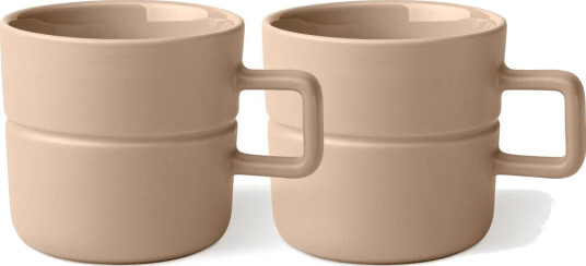 NJRD Lines kopp 30 cl 2-stk. Beige