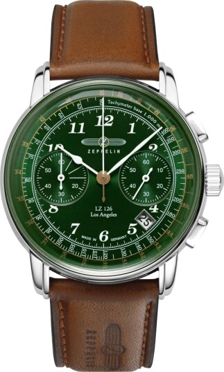 Zeppelin Los Angeles 76144 - Herre - 42 mm - Analog - Kvarts urverk - Mineralglas