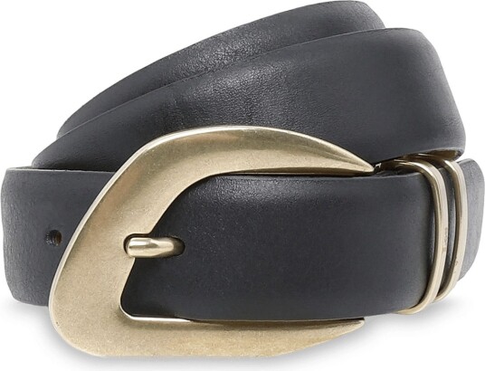 Lee Jeans Big Buckle Belt   Black   75 x 00