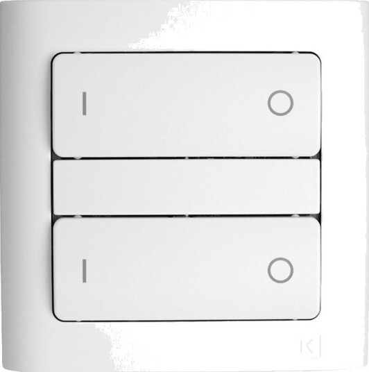 Smartkontakten Trykknapp Hue-Kompatibel Zigbee Med Symbol Fuga (Softline 63) Hvit Smartkontakten Trykknapp Hue-Kompatibel Zigbee Med Symbol Fuga (Softline 63) Hvit
