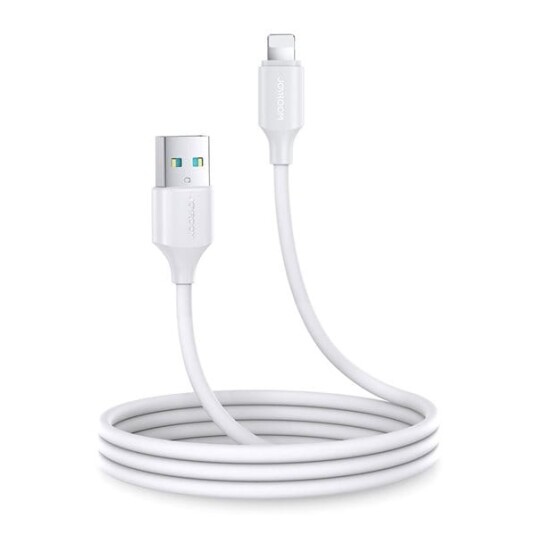 Joyroom 2,4A USB-A til Lightning Kabel 1m - Hvit