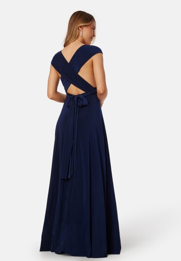 Goddiva Multi Tie Maxi Dress