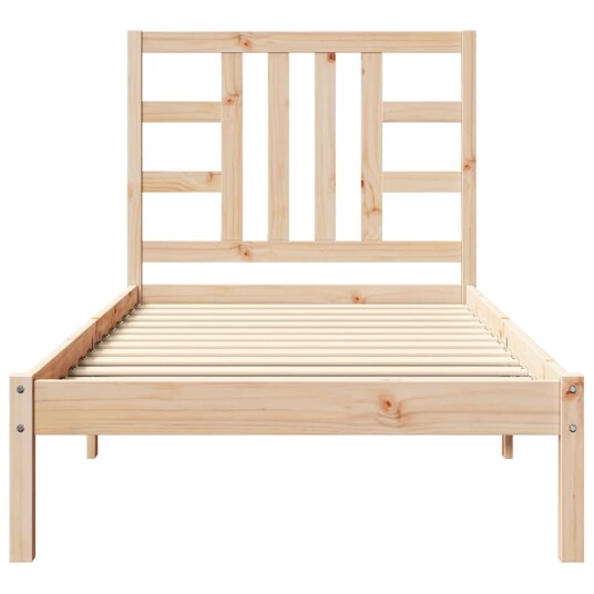 vidaXL Sengeramme heltre 90x200 cm
