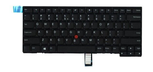 Lenovo - notebook replacement keyboard - US International - Brbart tastatur - til utskifting - Universal - Svart