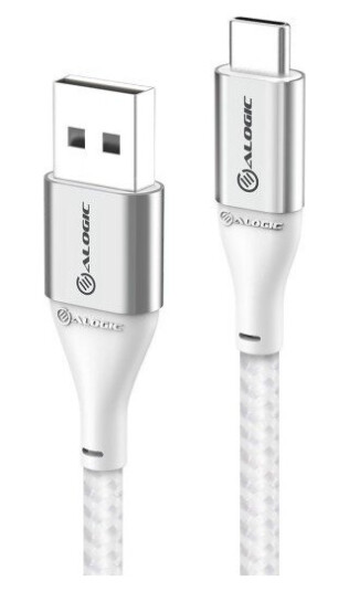 Alogic Super Ultra USB-C til USB-A Kabel 3m Grå