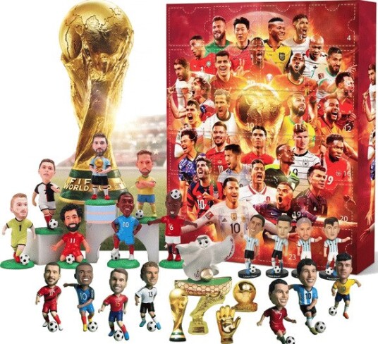 Adventskalender Fotball VM 2026 – julekalender med VM-tema, nedtelling til jul