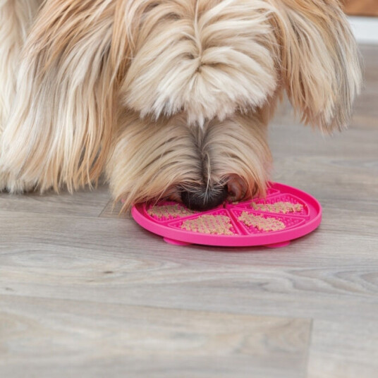 Trixie Lick'N'Snack Slikkematte Rosa 18 cm