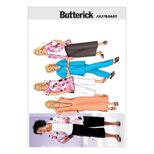 Butterick 3039 - Klespakke til dame 28W (28W-30W-32W)