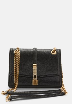 Guess Gilded Glamour Mini Flap BLA Black One size
