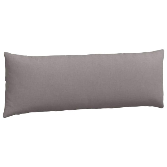 Sofaputer 2 pcs Gråbrun 120 x 40 cm stoff
