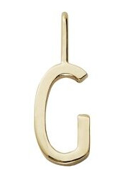 Design Letters Archetype Charm 10 mm Gold A-Z G Design Letters Archetype Charm 10 mm Gold A-Z G