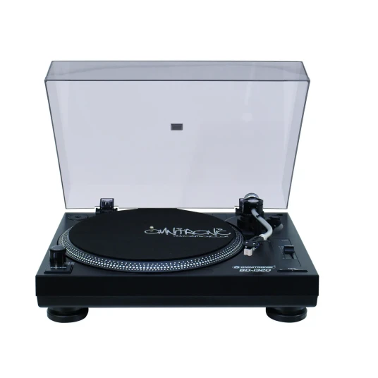 Omnitronic BD-1320 Platespiller (Remdrift) Sort