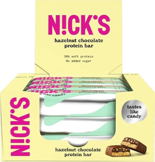 12 x Proteinbar 50 g   Hasselnöt och choklad