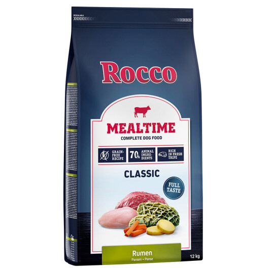 Rocco 10 + 2 Gratis! 12 kg Mealtime Tørrfôr Vom