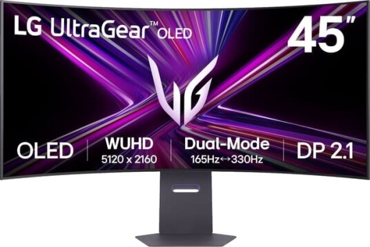 LG UltraGear evo 45GX950B 45"" WUHD/OLED/165Hz/0.03ms gaming-skjerm