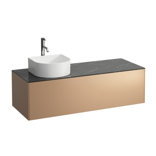 Laufen Sonar Servantskap med 1 skuff 1175x455 mm Kobber/Nero Marquina