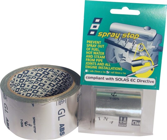 PSP Spray Stop Tape 35 mm 10 m