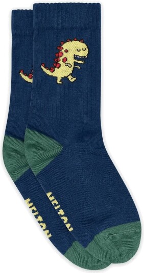 Melton Dino Socks NAVY INK 35/39