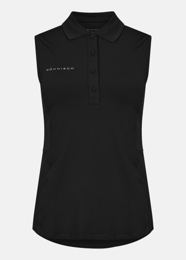 Röhnisch Nicky Sleeveless Poloshirt Black L Skjorter