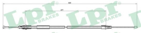 Bremsewire LPR C1681B