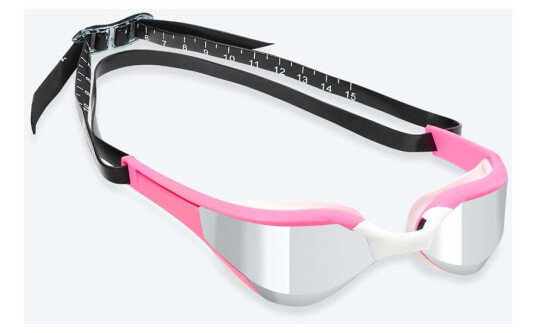 Watery svømmebriller   Instinct Elite Mirror   Rosa/sølv   Konkurranse / trening svømmebriller