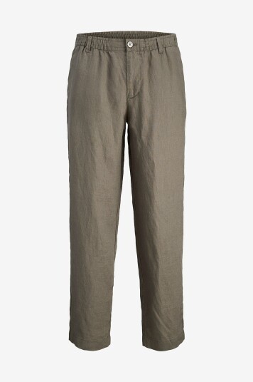 Jack & Jones Chinos jpstKarl jjLawrence Linen Chino SN Grå