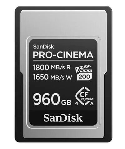 SanDisk PRO CINEMA CFexpress 1800MB/s 960GB