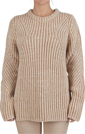Kiton Dame Strikkevarer Beige S, Kiton Dame Strikkevarer Beige S,