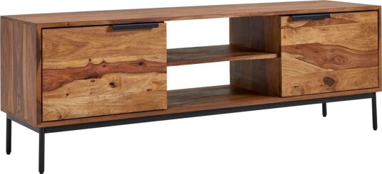Lavbord Wohnling Massivt tre med oppbevaring 2 dører landlig stil -