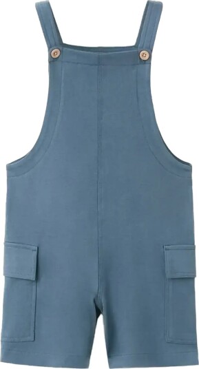 Mango Cotton Dungarees With Cargo Pockets Blue 12 18M