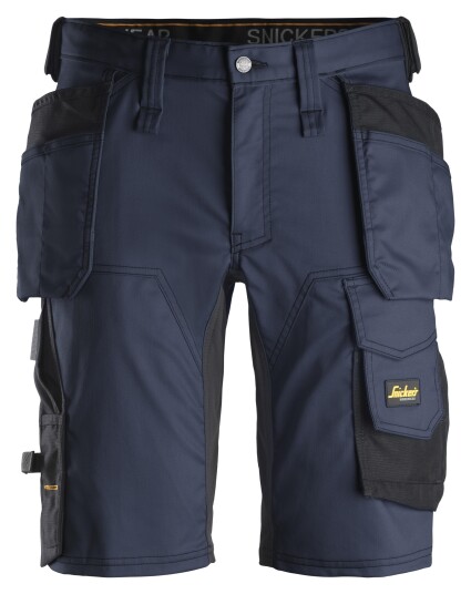 Snickers Workwear 6141 AllroundWork Arbeidsshorts marineblå/svart Marineblå/Svart, Klær