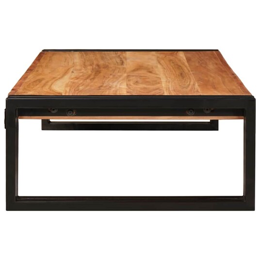  Badehylle med hylle 100 x 50 x 23 cm Massiv mango tre jern