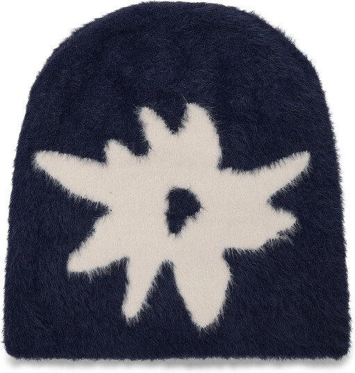 Pica Pica Edelweiss Beanie - Navy - ONE SIZE